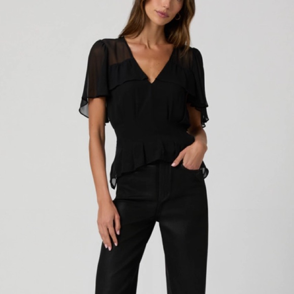 Ecru Mesh Blouse